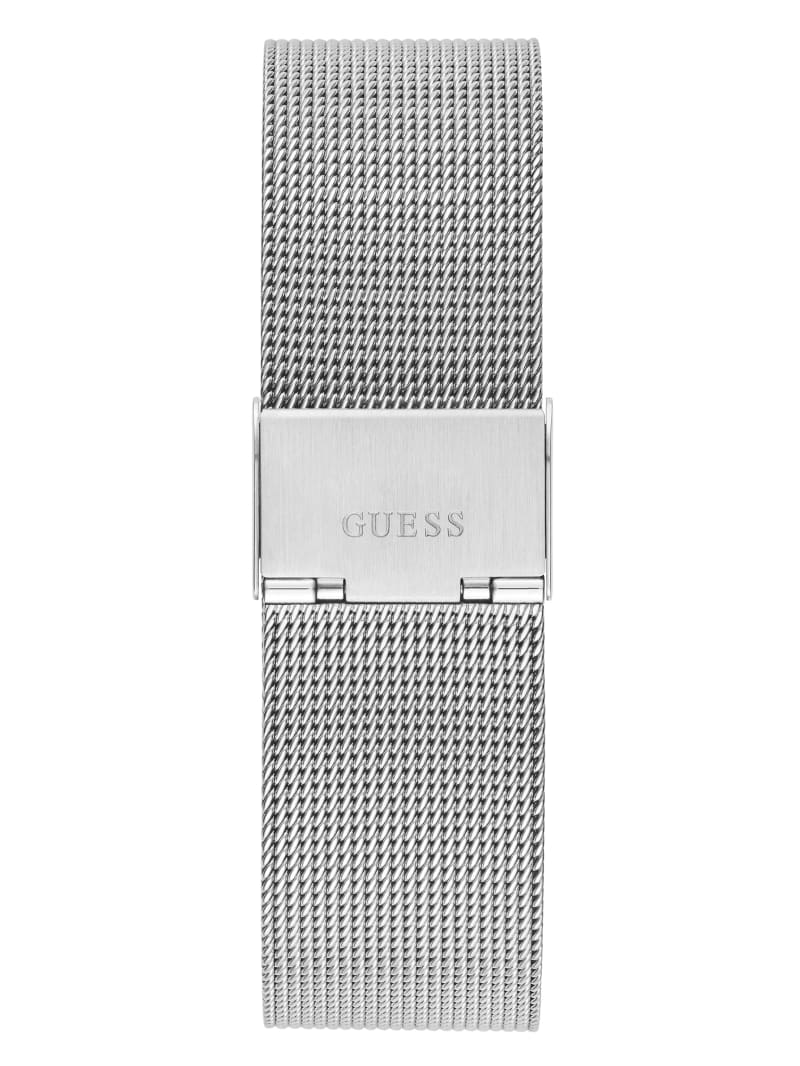 Silver-Tone Analog Mesh Watch
