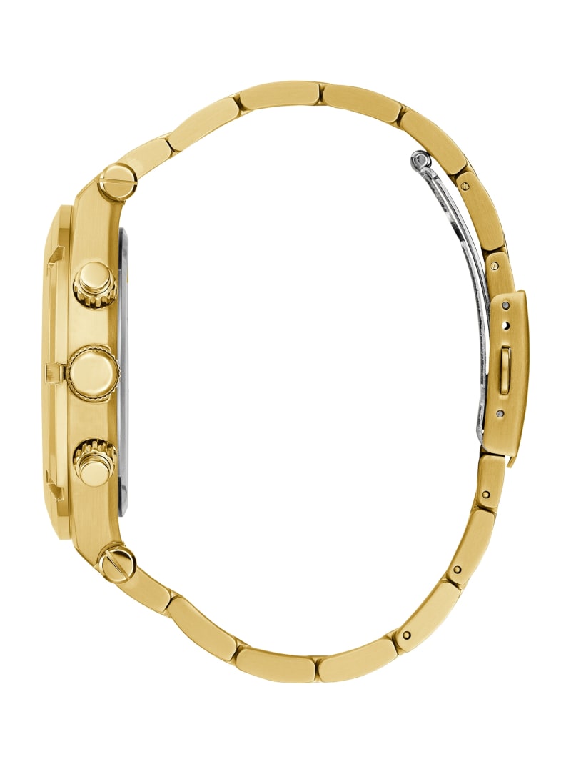 Gold Tone Multifunction Watch