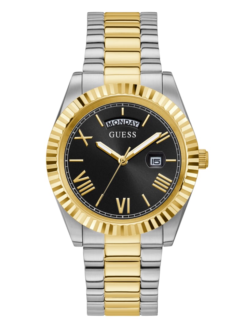 Gold and silver two tone watch outlet
