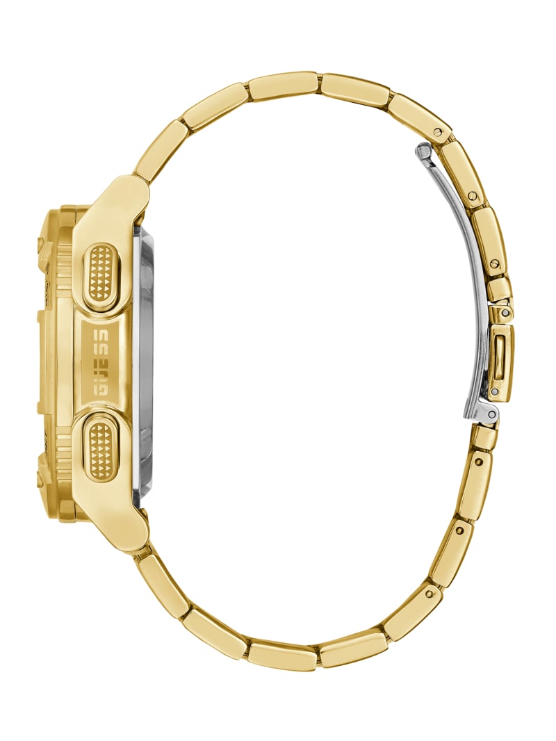 Guess Gold-Tone Digital Watch. 2