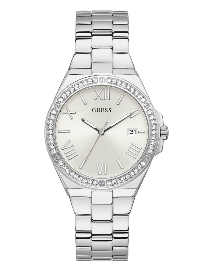 Eigenlijk As Dertig Women's Silver-Tone Watches | GUESS