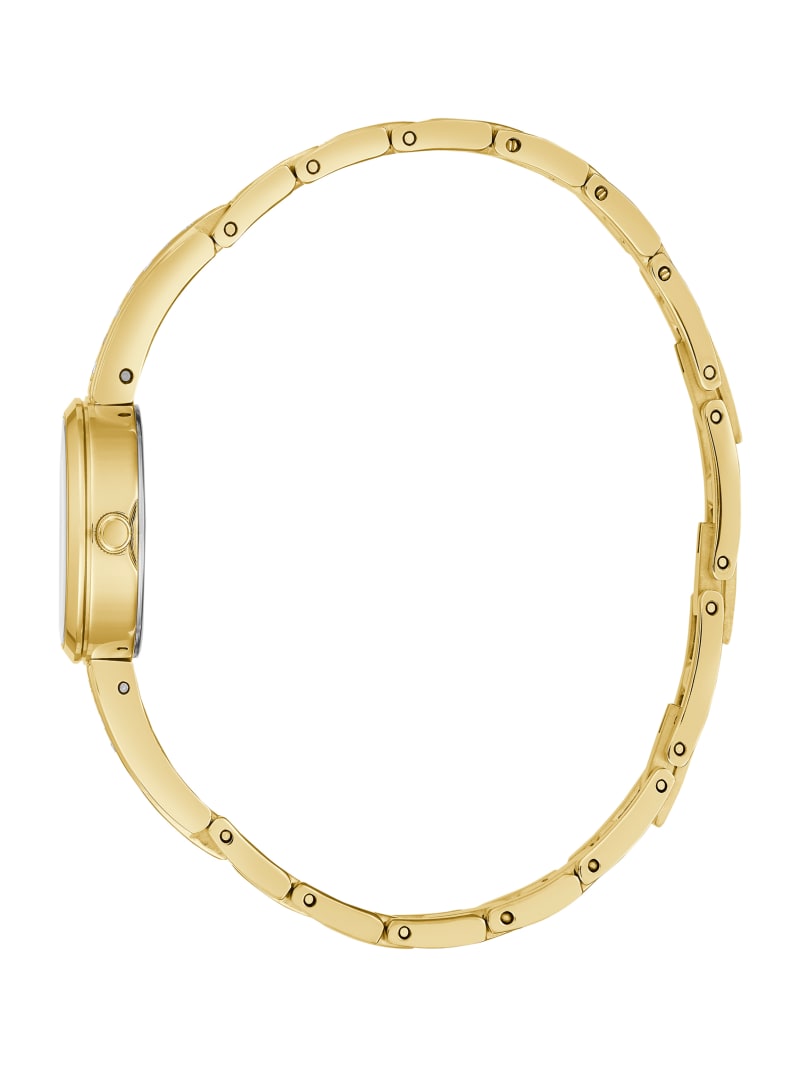 Sofia Gold-Tone Crystal Analog Watch | GUESS