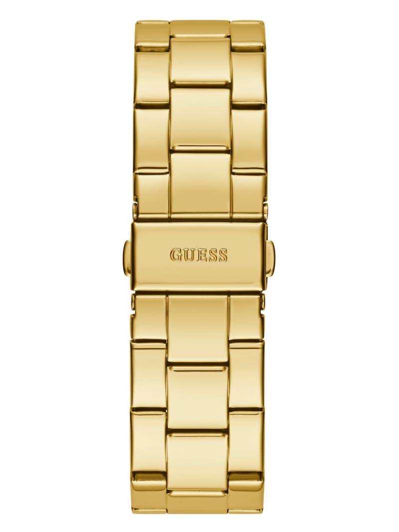 Guess Gold-Tone Logo Analog Watch. 1