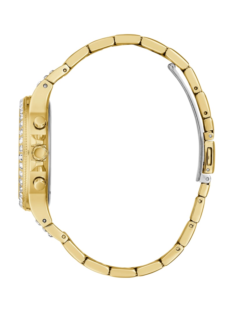 Guess watch women's gold tone bracelet 22mm u0135l2 online