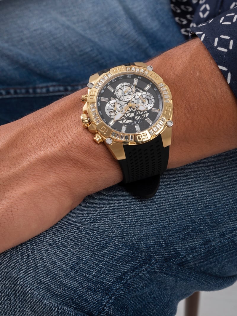 Gold-Tone And Tachymeter | GUESS