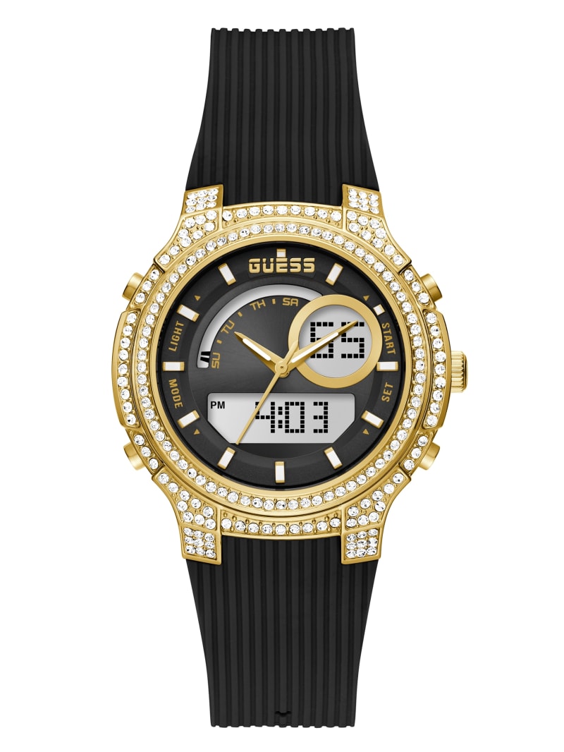 Guess digital watch gold cheap