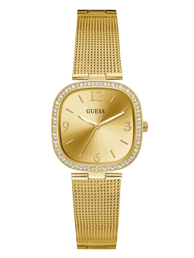 Guess watch women's gold tone bracelet outlet 22mm u0135l2