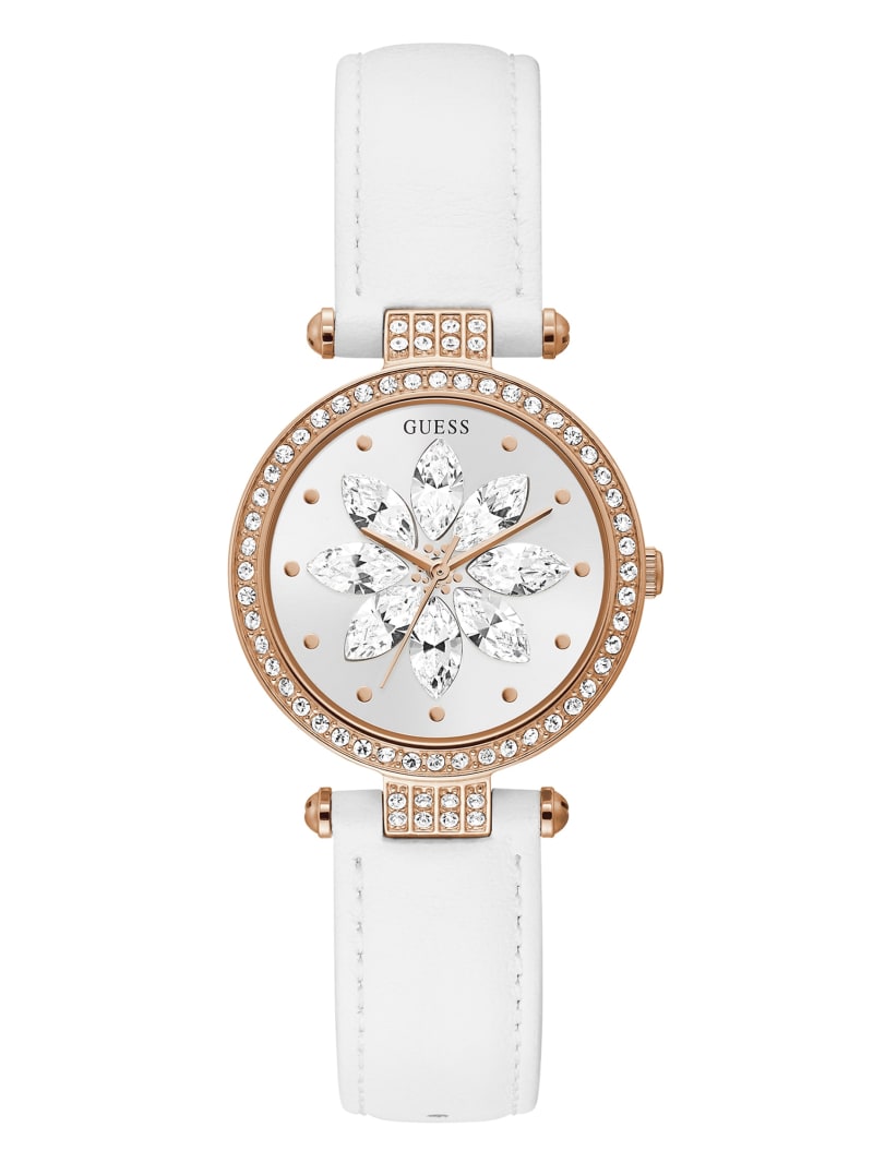 Rose Gold-Tone and Crystal Analog Watch