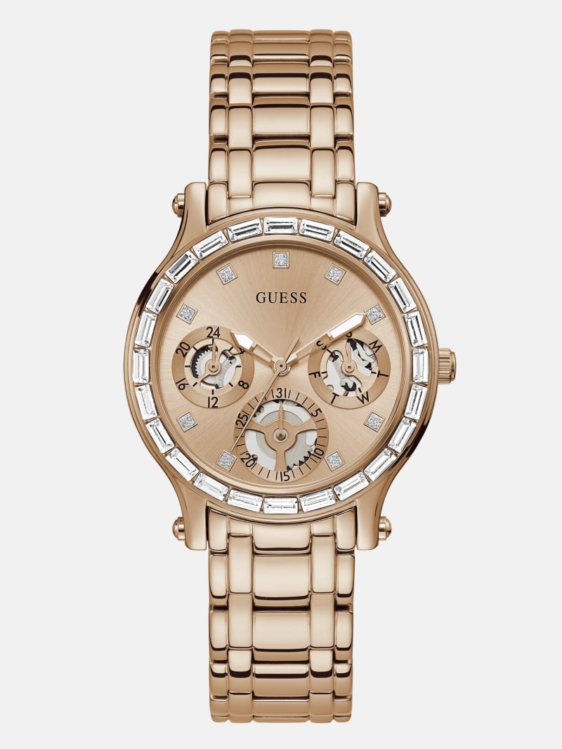 Rose Gold-Tone Analog Watch | GUESS Factory