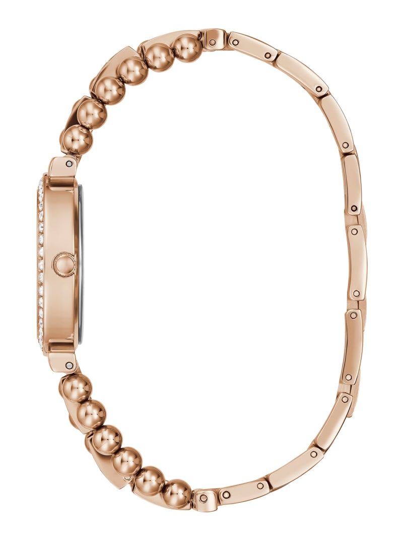 GUESS Monogram Rose-Goldtone Bracelet Watch GW0549L3