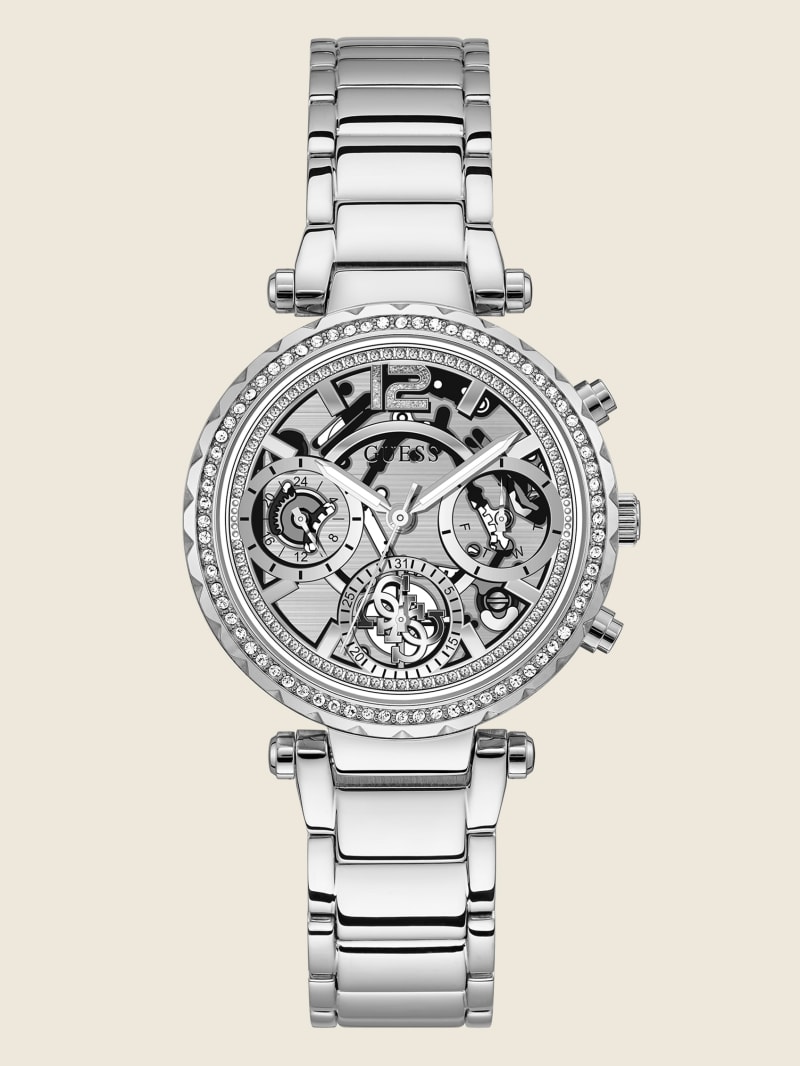 Silver-Tone Multifunction Watch | GUESS