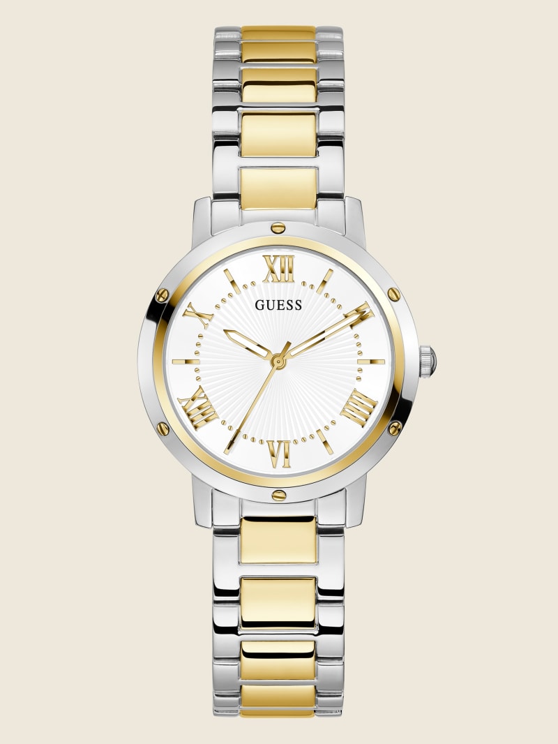 Two Tone Analog Watch