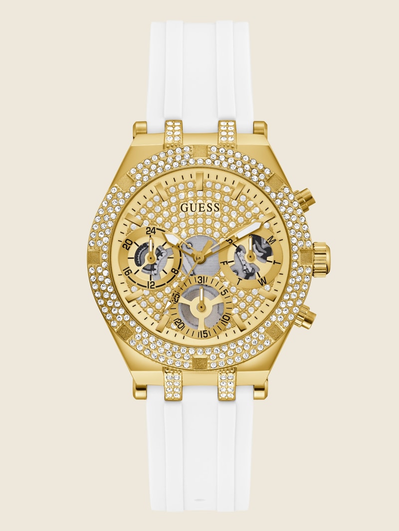Guess white silicone watch hotsell