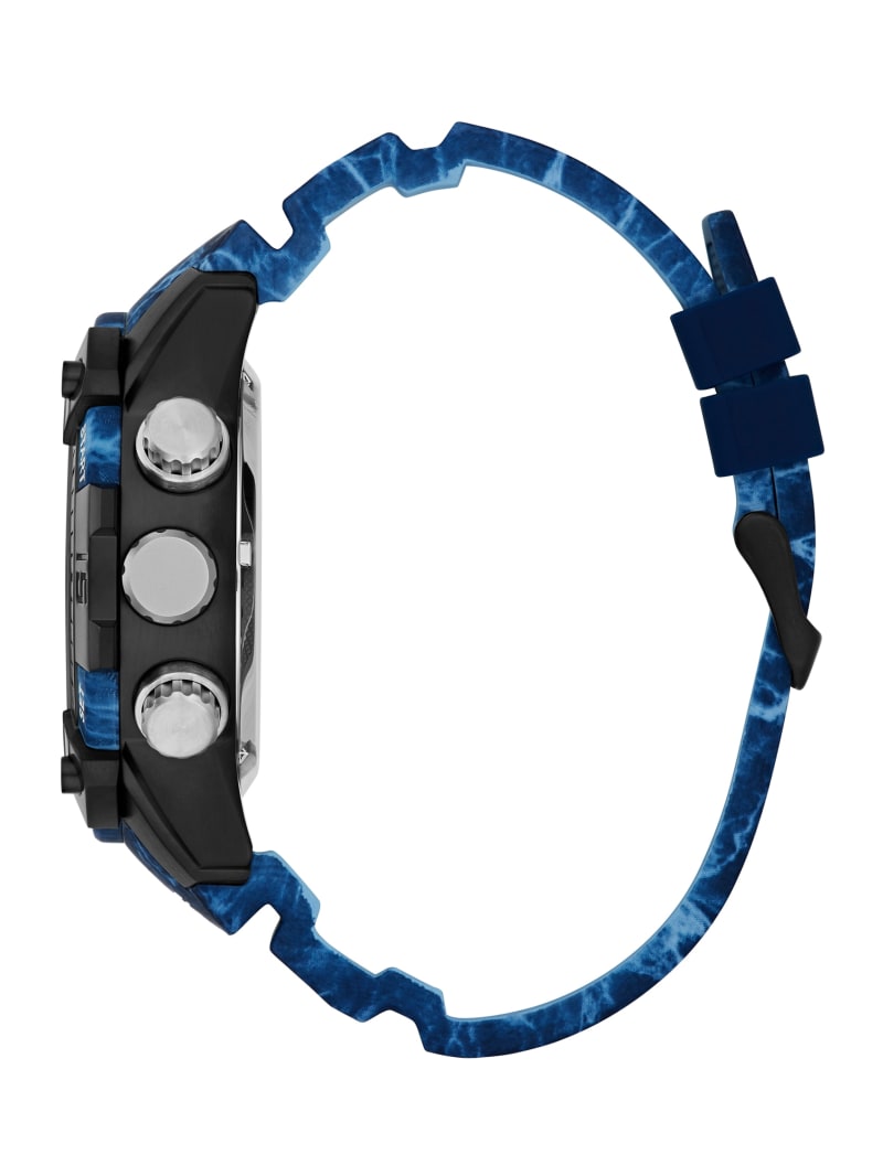 Blue Digital Watch GUESS Canada