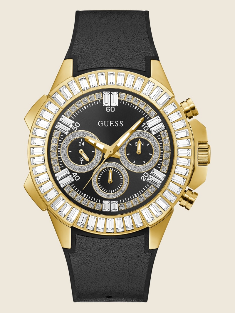 | Watch GUESS Black and Gold-Tone Multifunction