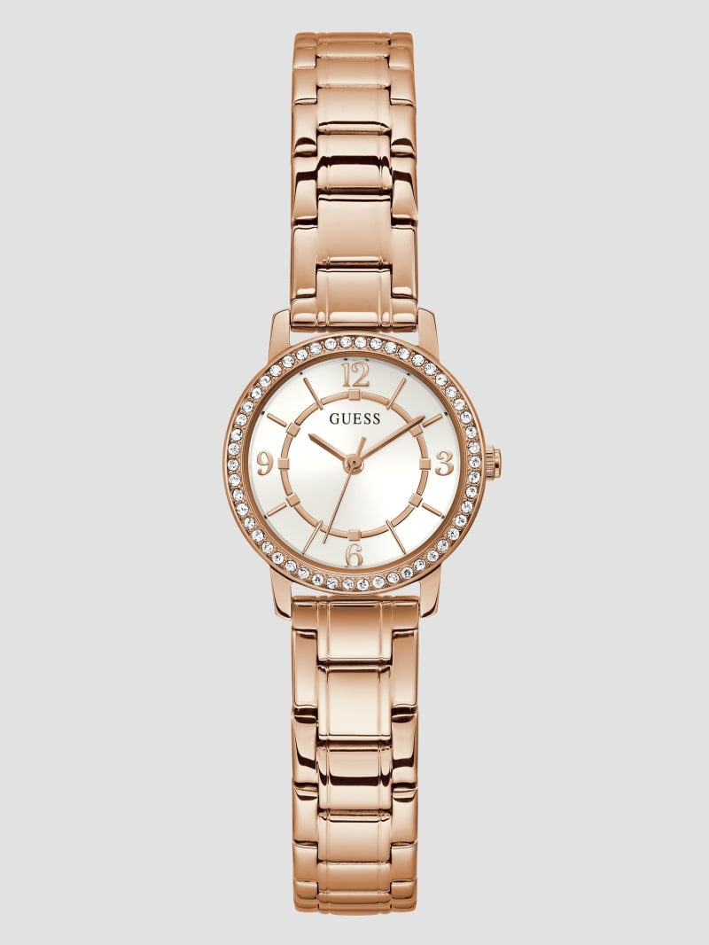 Guess rose hotsell gold watch