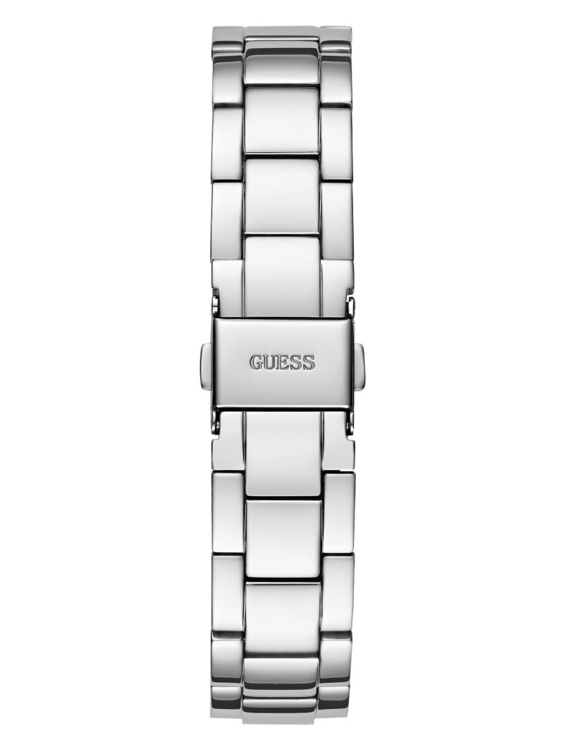 Silver-Tone Rainbow Analog Watch