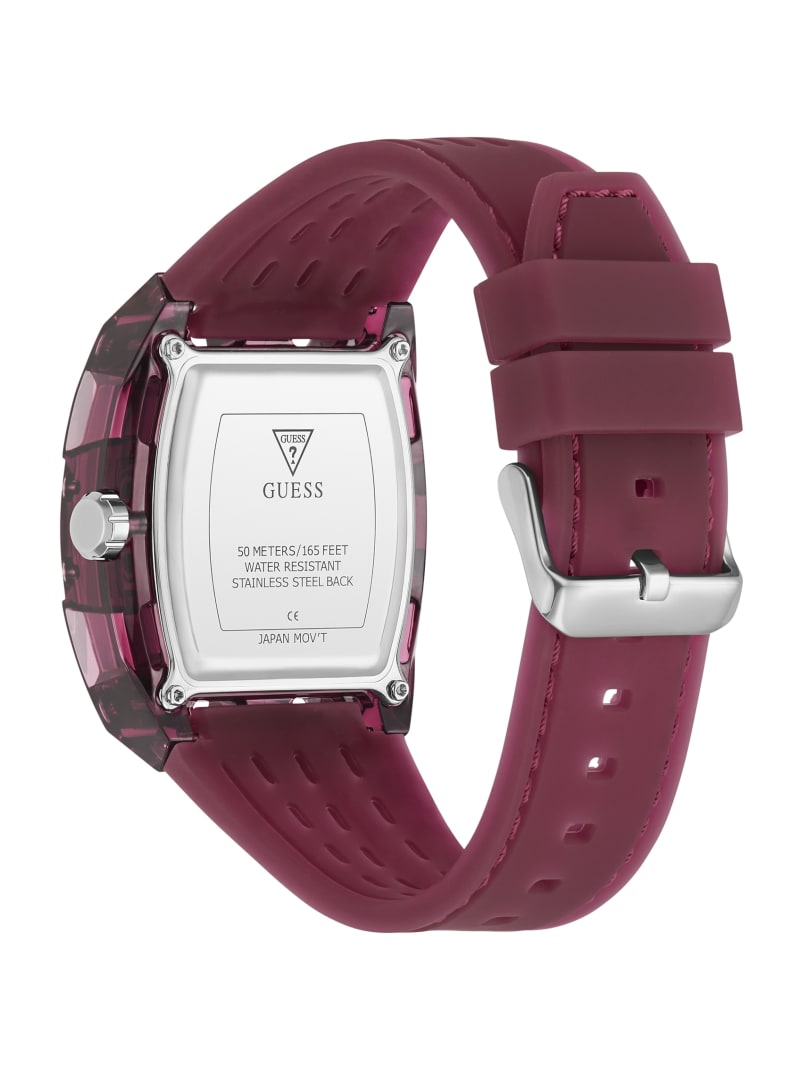 Burgandy Multifunctional Watch