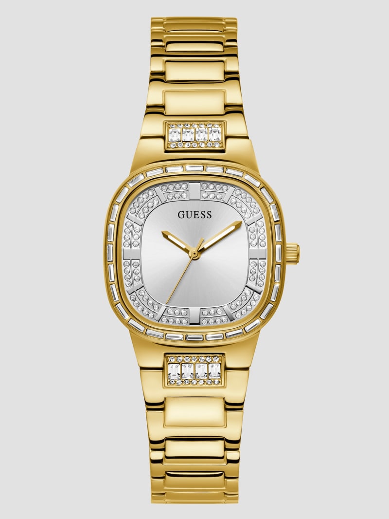Gold-Tone and Crystal Analog Watch
