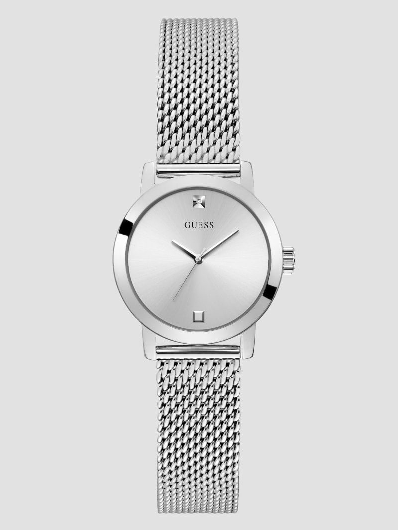 Mini Nova Silver-Tone Analog Watch