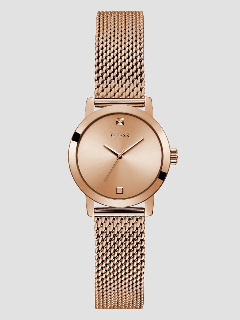 Guess watch outlet rose gold price