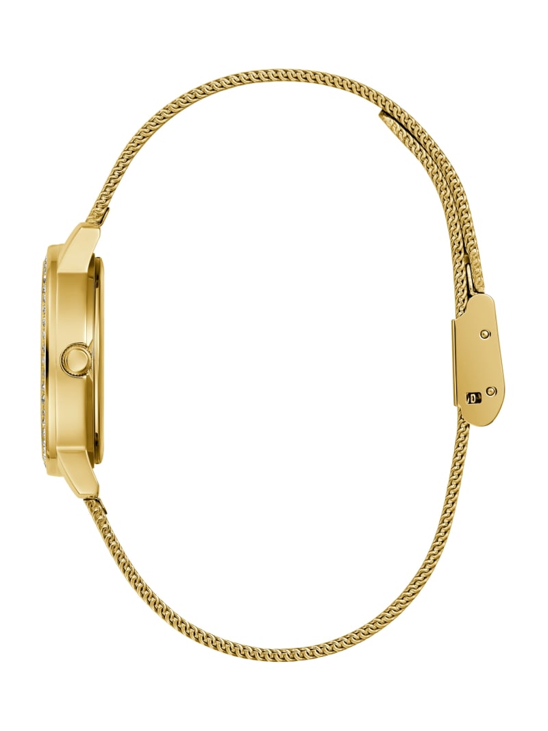 Guess gold mesh watch outlet