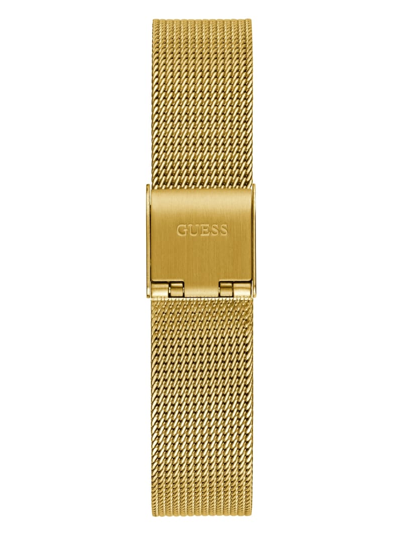Guess gold hotsell mesh watch