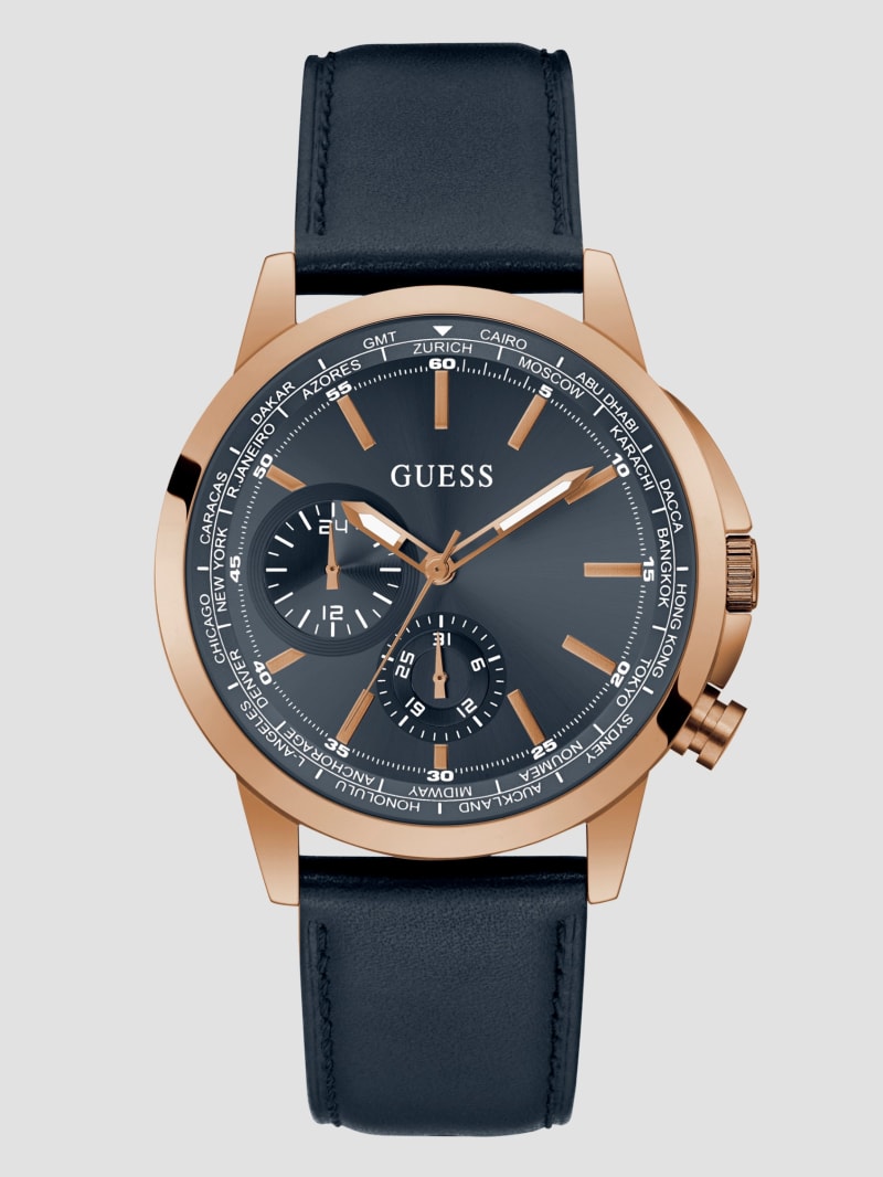 Guess watches leather hotsell