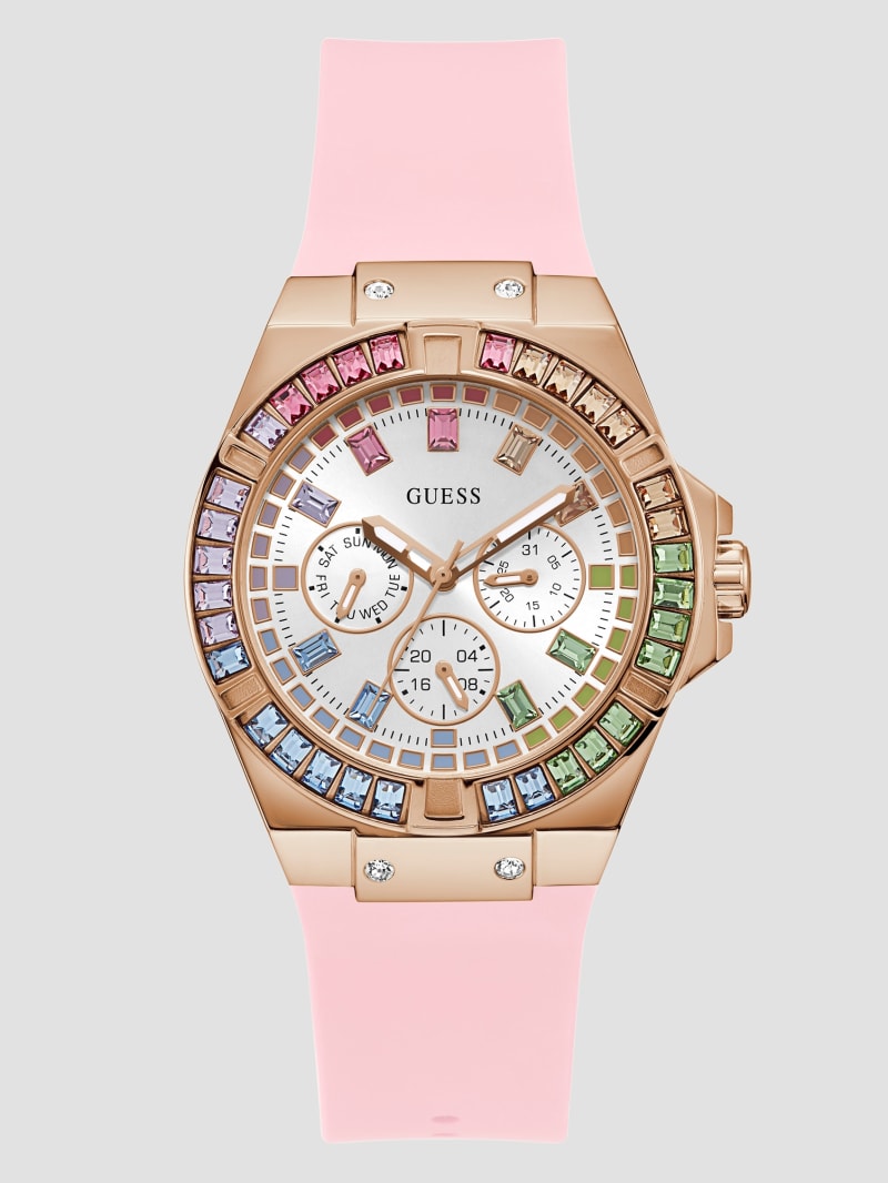 Pink guess watch shop