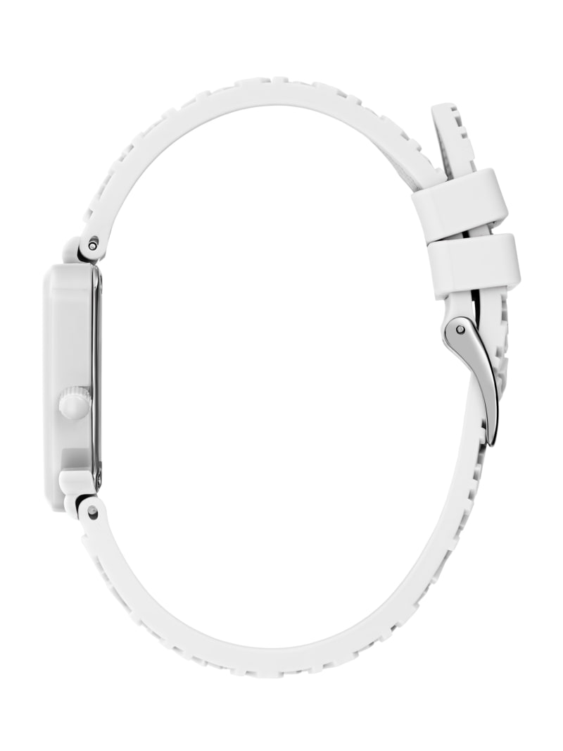 Guess white sale strap watch