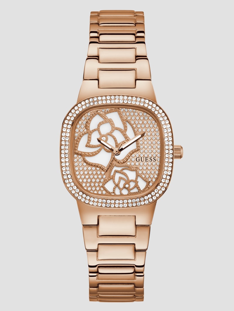 Guess watch women's rose gold tone sale