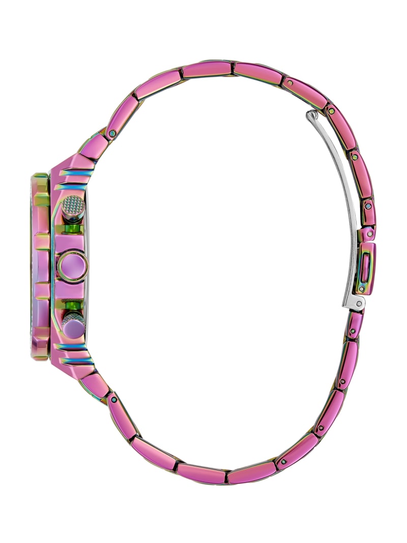 Guess iridescent sale crystal multifunction watch
