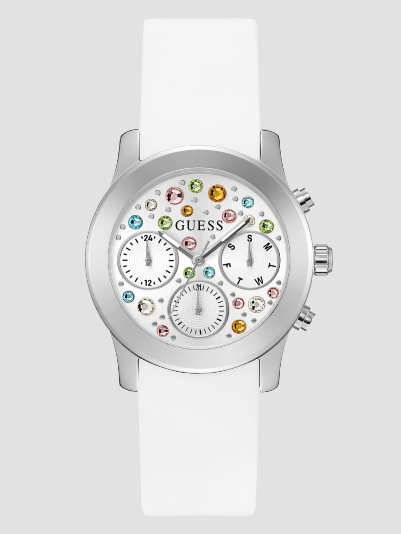 White hotsell silver watch