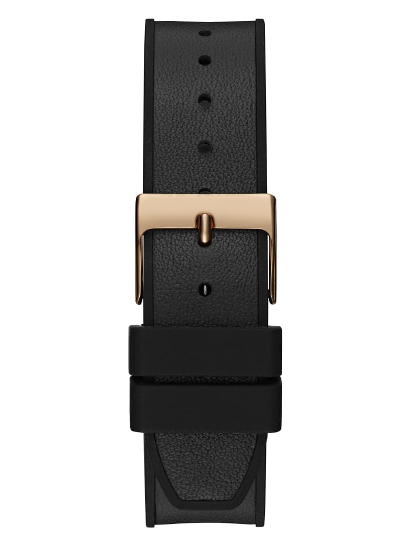 GUESS Black Siliconeon Multifunction Watch Black One Size