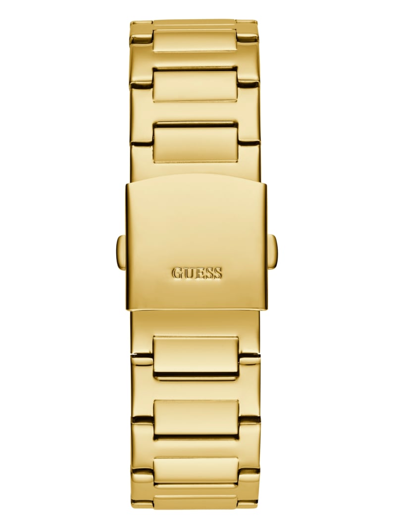 Gold Tone and Crystal Multifunction Watch GUESS Canada