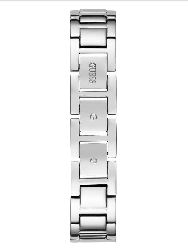 Silver Tone Chain Link Analog Watch GUESS Canada