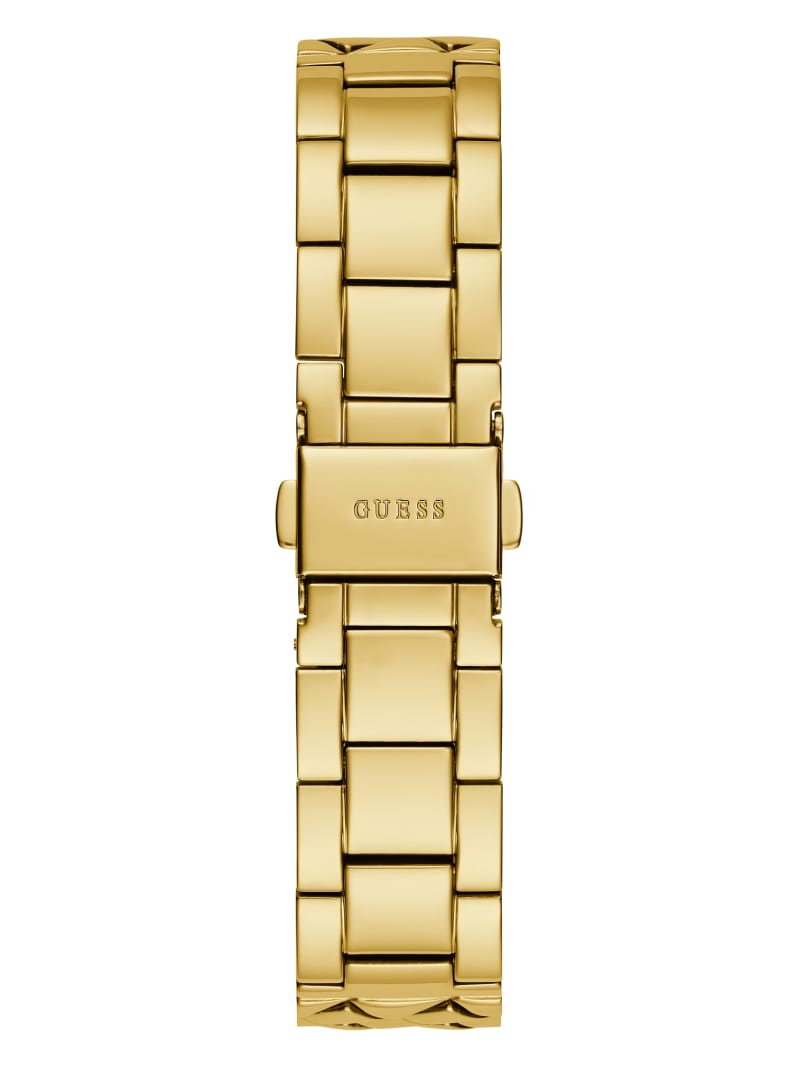 Gold-Tone Circle Analog Watch | GUESS