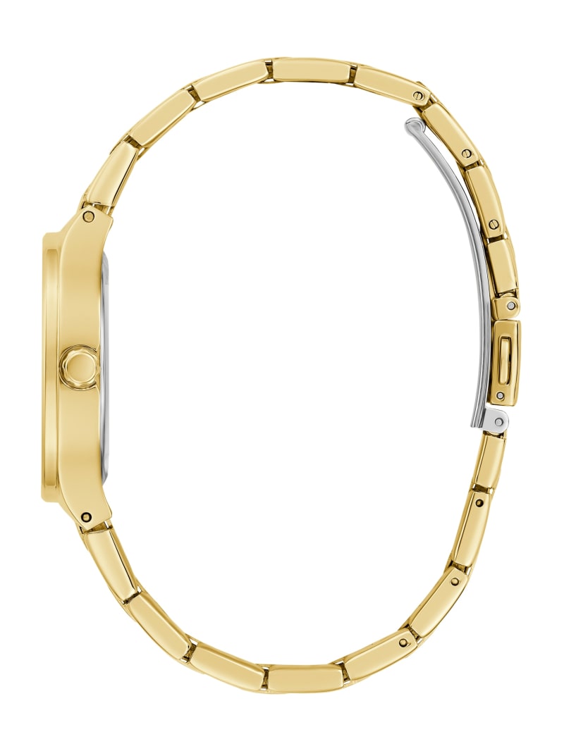 Gold-Tone Studded Analog Watch | GUESS Canada