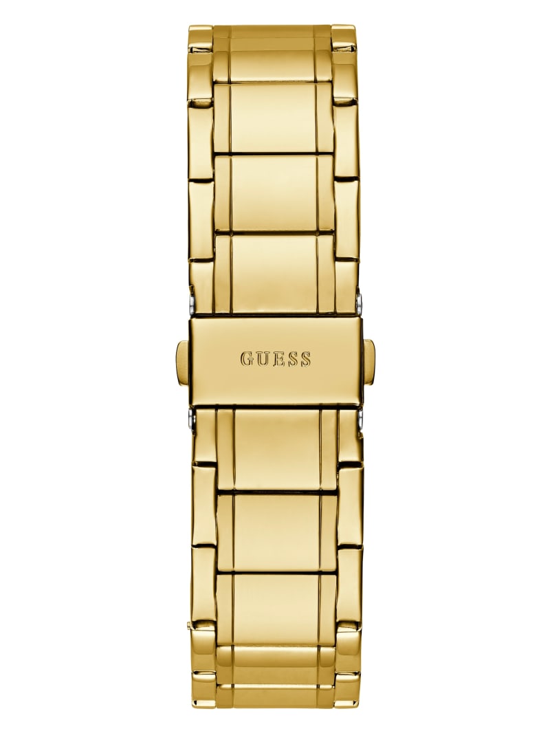 GUESS Gents Stainless Steel Gold Tone Bracelet Watch Model GW0626G2