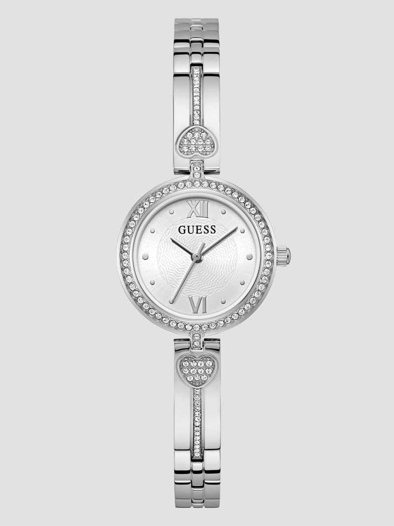 Silver-Tone Analog Watch | GUESS