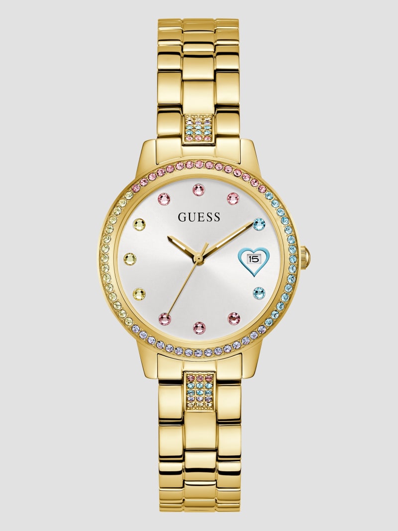 Gold-Tone Analog Watch | GUESS