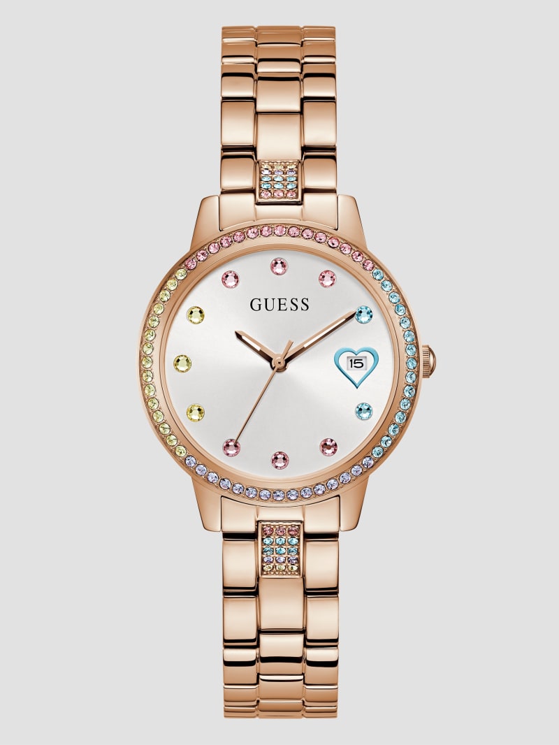 Rose Gold-Tone Analog Watch | GUESS