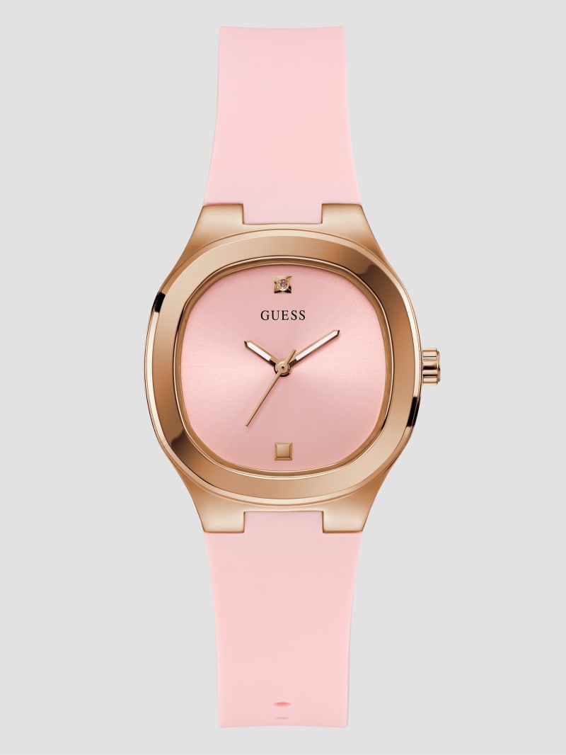 Pink on sale guess watch