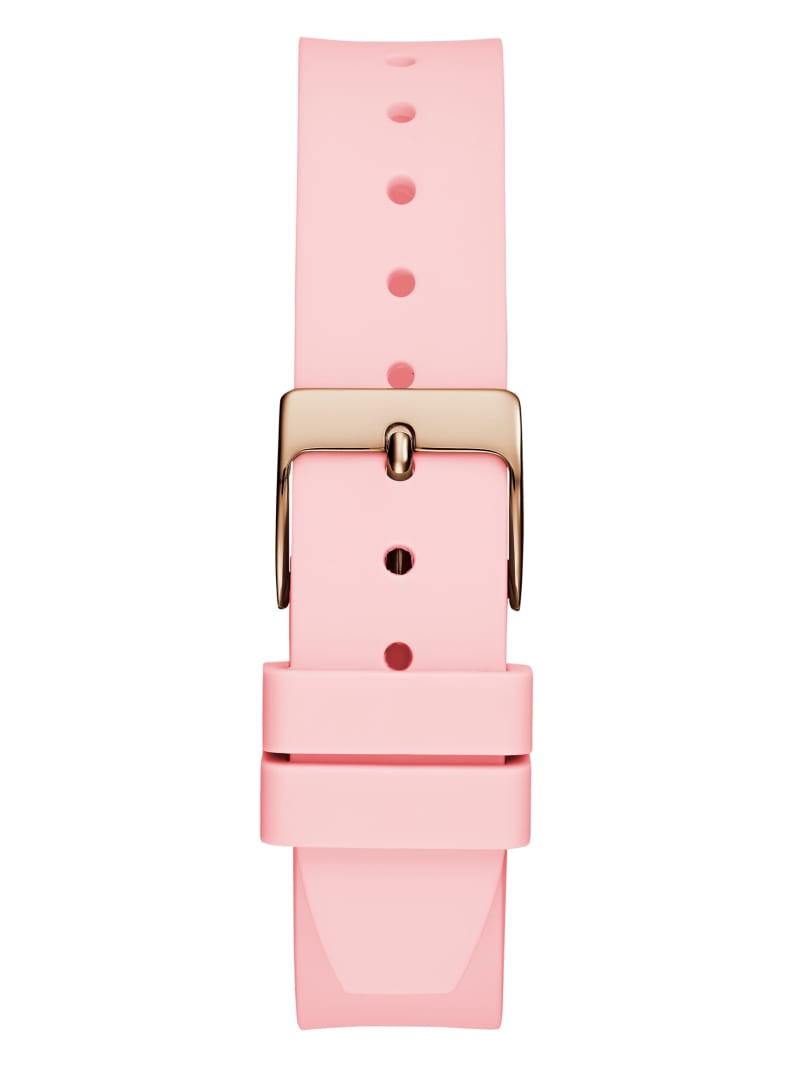 Pink Analog Silicon Watch