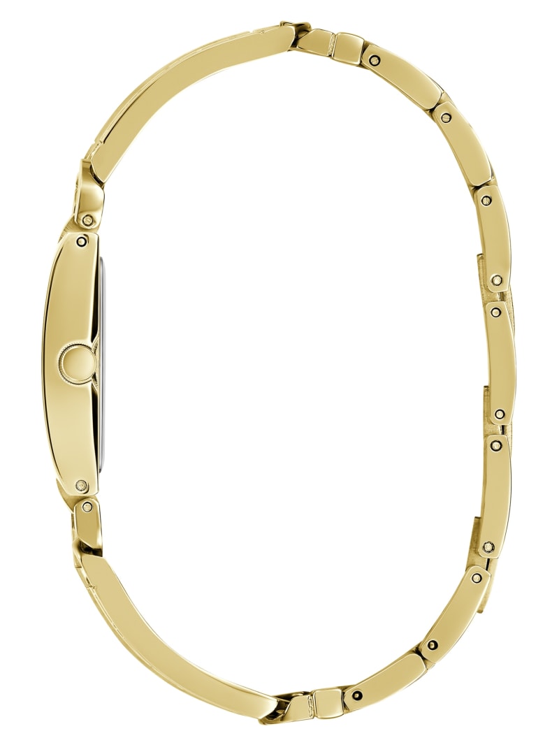 Gold Tone Square Analog Watch GUESS Canada
