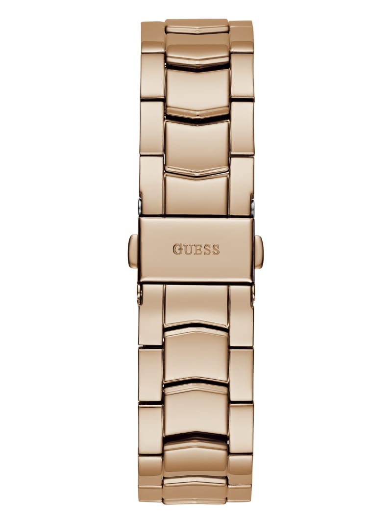 GUESS® Rose Gold-Tone and Crystal Multifunction Watch