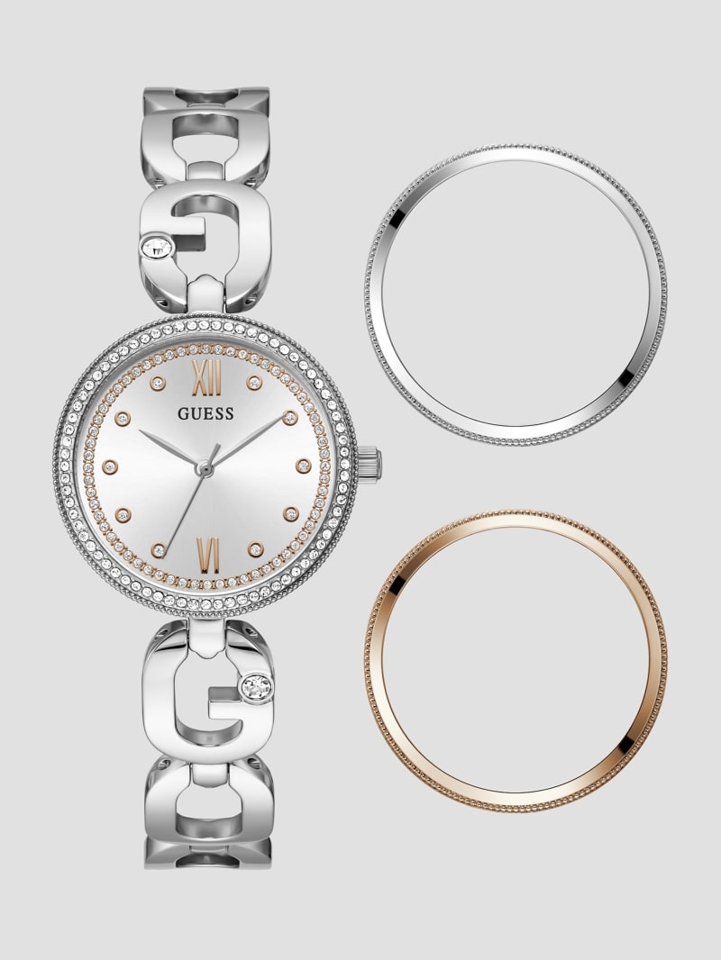 Silver-Tone Analog Watch