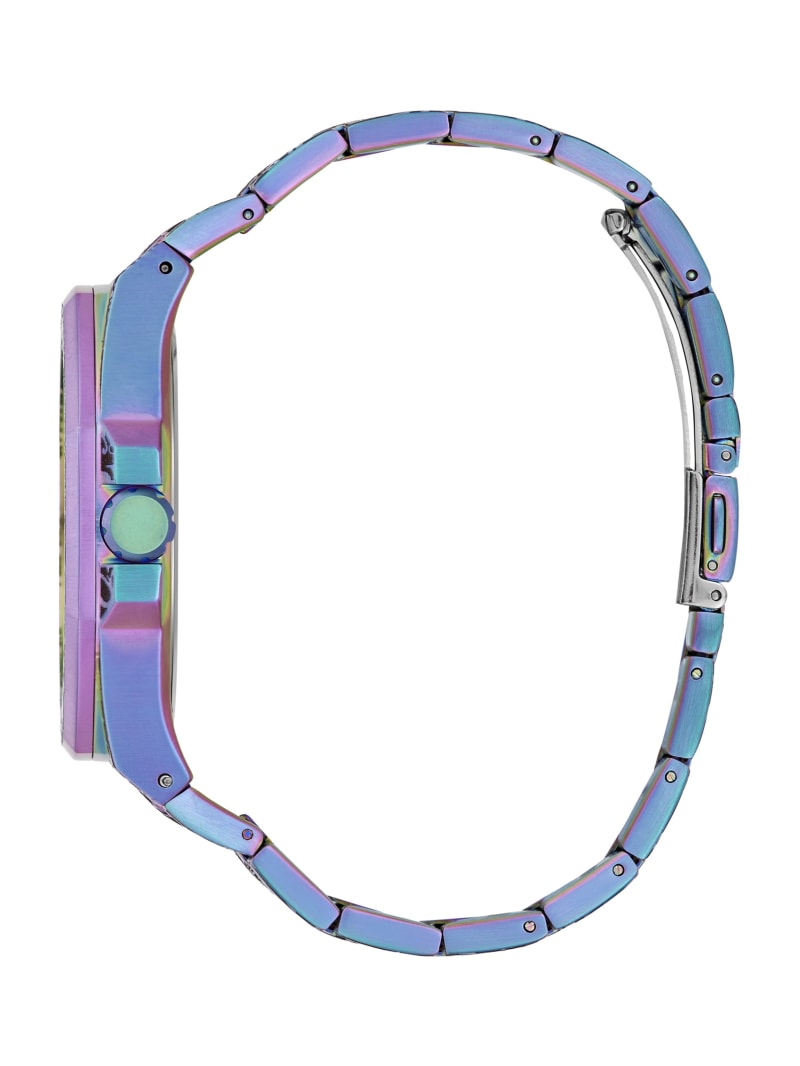 Iridescent Print Analog Watch