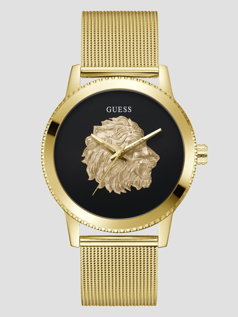 GUESS☆Gold-Tone Translucent Dial Analog Watch腕時計 GUESS☆Gold-Tone Translucent Dial Analog Watch腕時計 腕時計