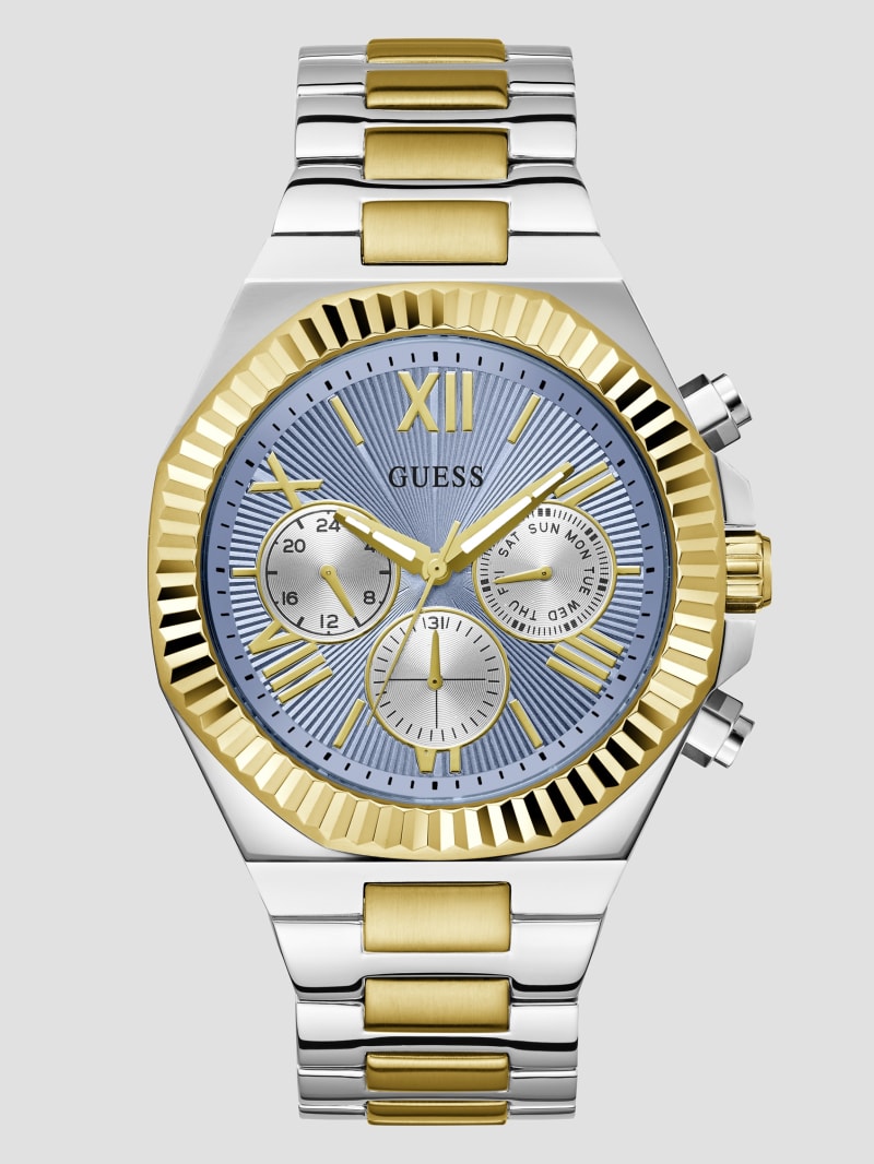 Guess men's two tone watch outlet